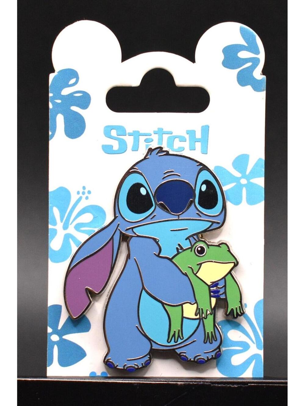 Disney DLRP Paris Lilo & Stitch Holding Frog Pin (B5)